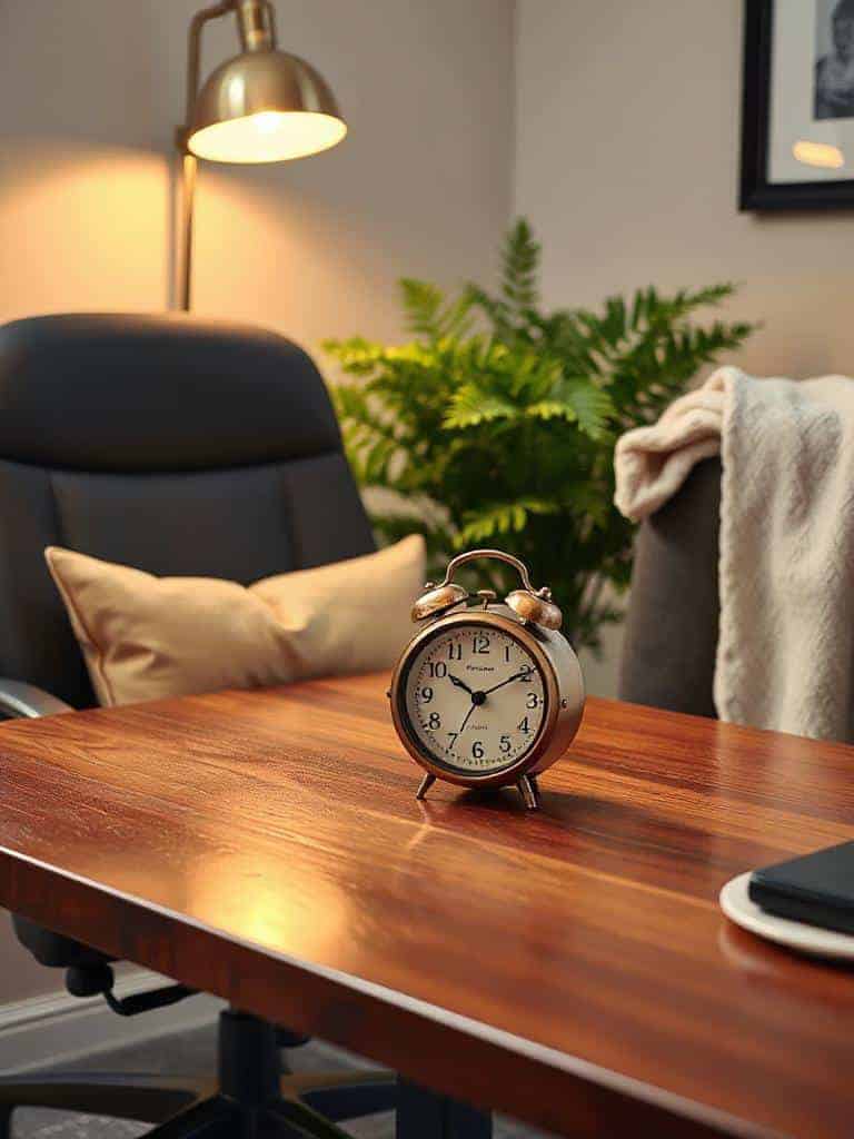 small vintage decorative clock