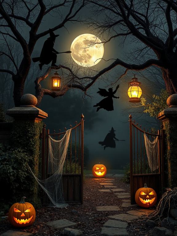 spooky shadow decoration ideas