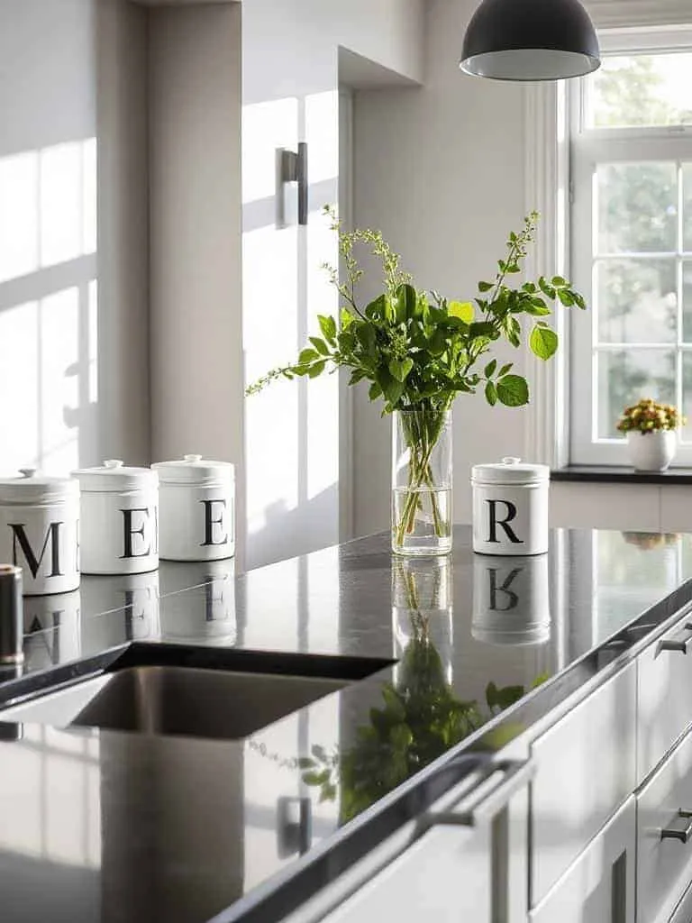 stylish ceramic canister storage