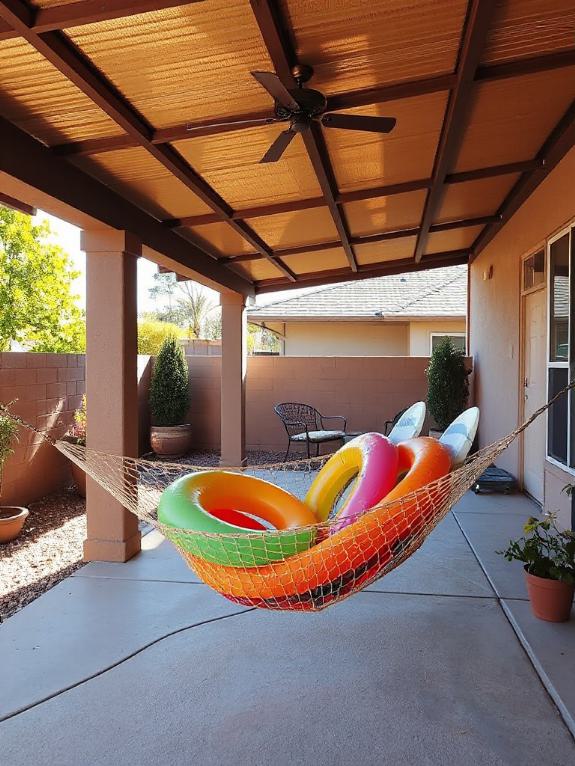 stylish float storage solution