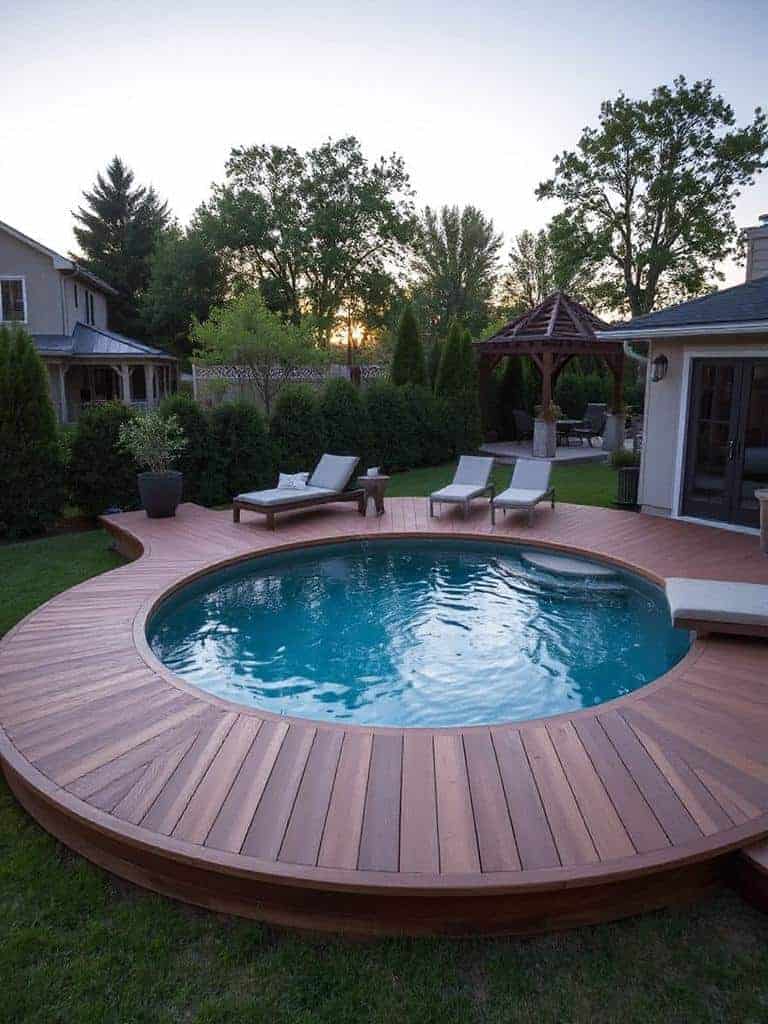 stylish secure floating deck