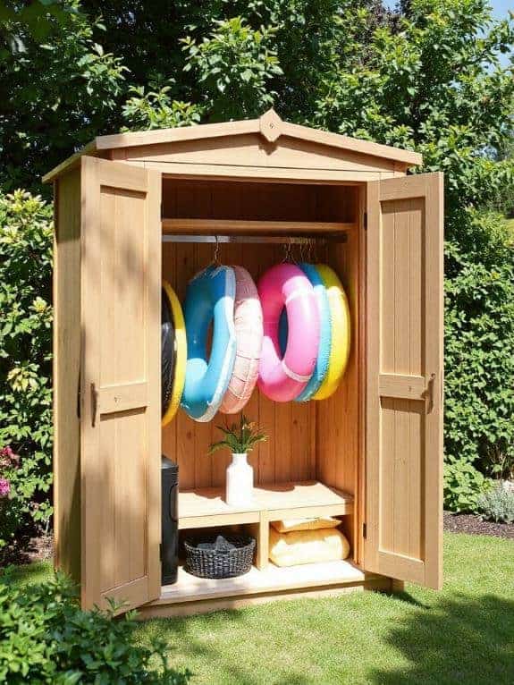 vertical storage for organization
