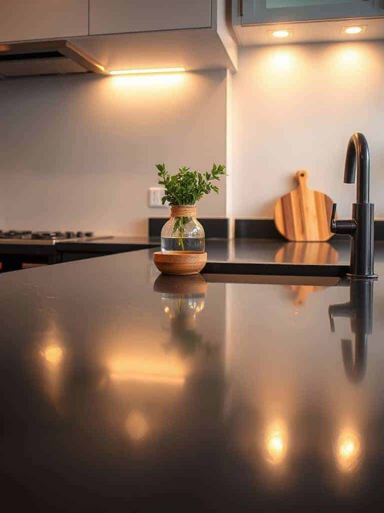warm kitchen glow strips
