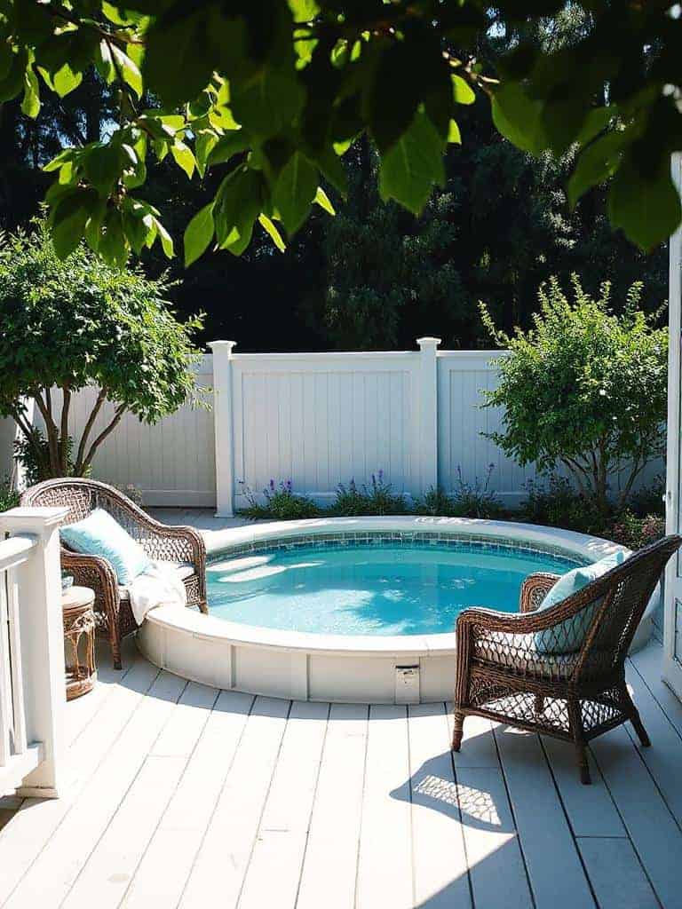 white railings coastal decor