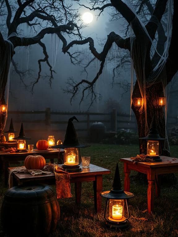 witch hat lantern decorations