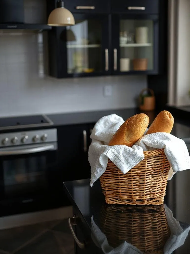 woven basket for kitchen
