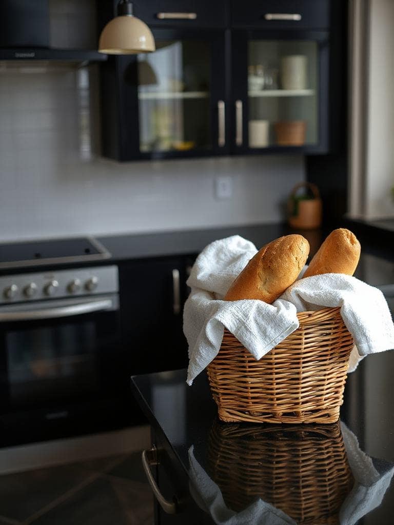 woven basket for kitchen