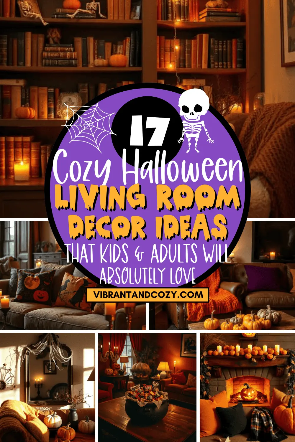 17 Cozy Halloween Living Room Decor Ideas to Make Your Space Spookily ...