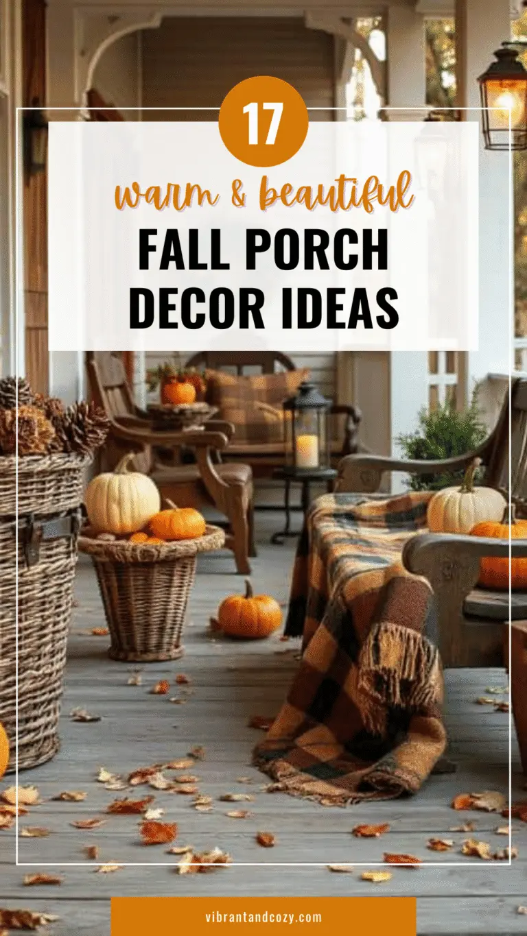 17+ Cozy Fall Porch Decor Ideas to Welcome Autumn With Rustic Charm