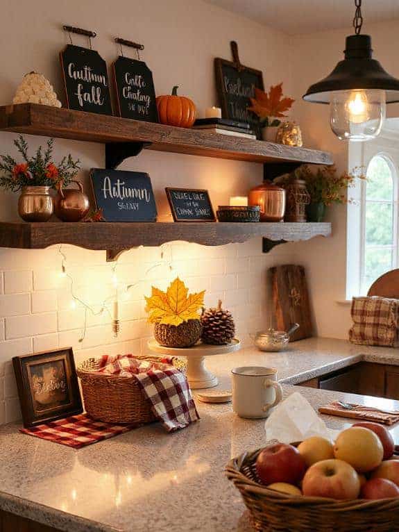 autumn mini chalk signs