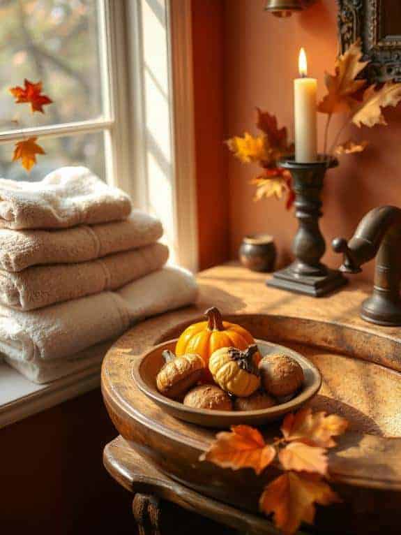 autumn themed soap bar decor