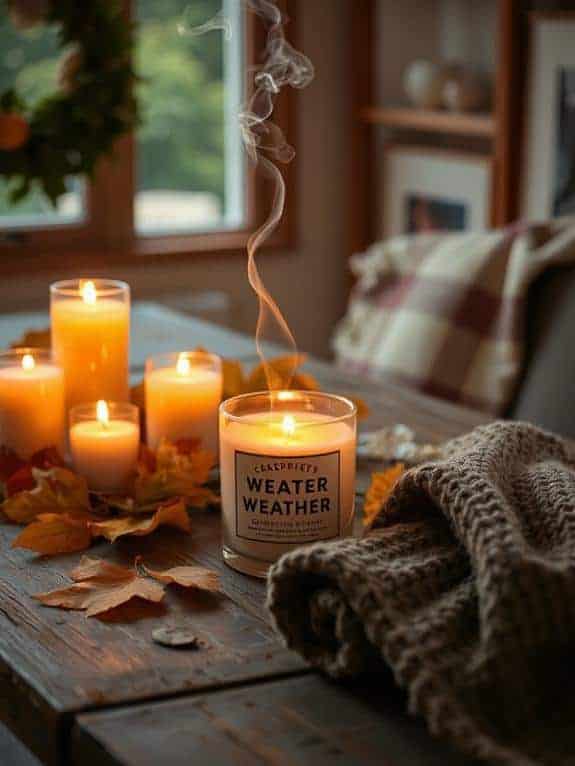 cozy autumn candle scent