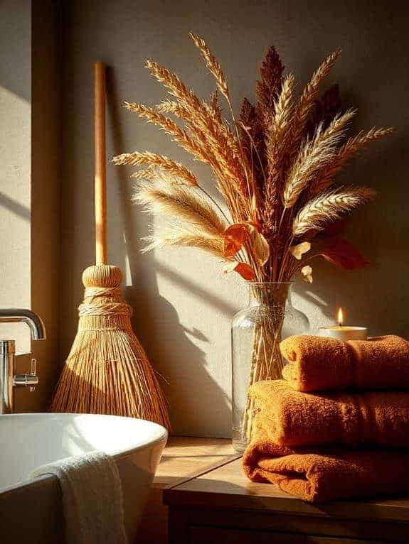 cozy bathroom with scents