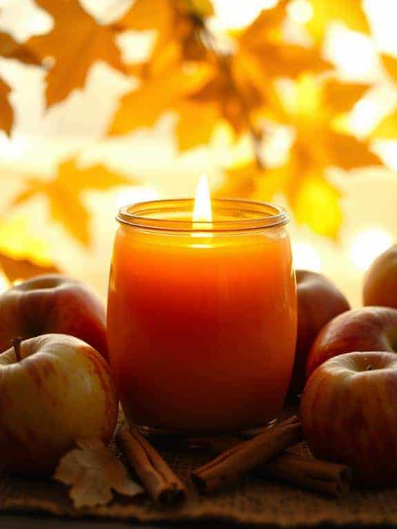 cozy caramel apple scent
