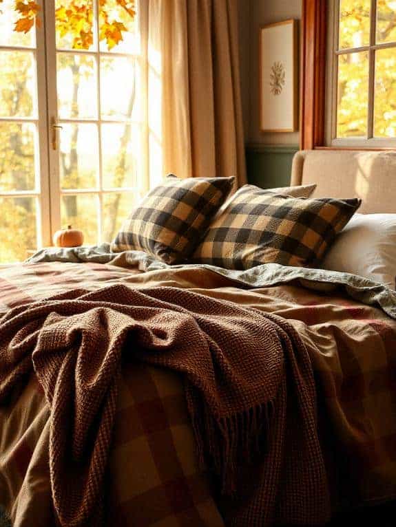 cozy checked houndstooth euro shams