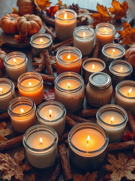 cozy fall candle scents