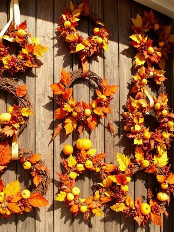 cozy fall wreaths collection
