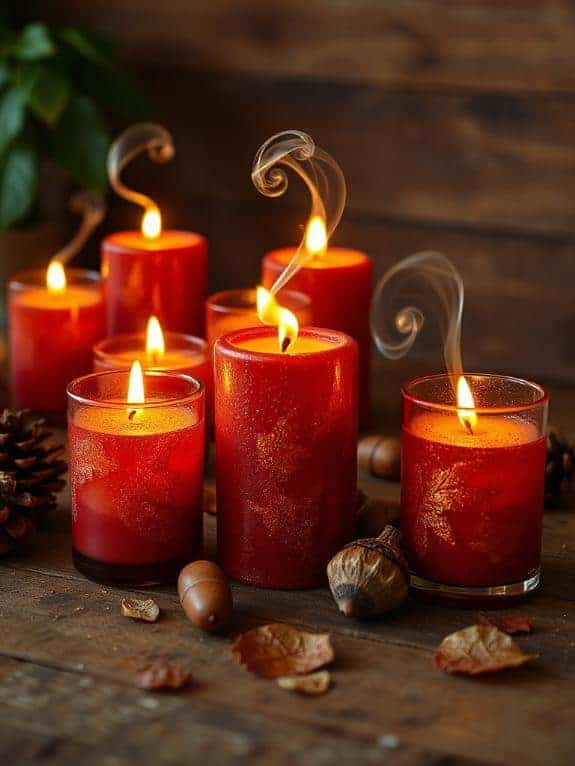 cozy fireside ambiance indoors