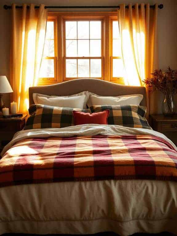 cozy flannel autumn plaid