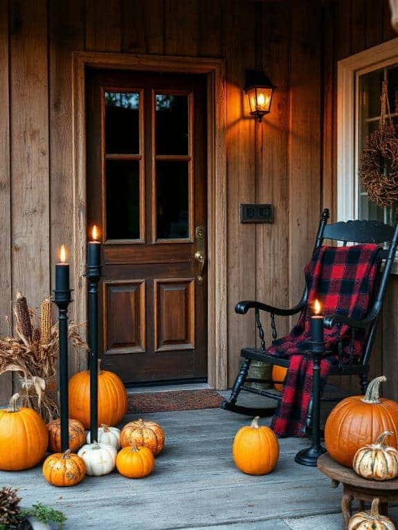cozy iron candle holders