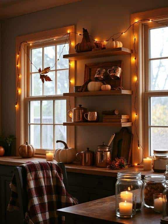 cozy twinkle lights arrangement