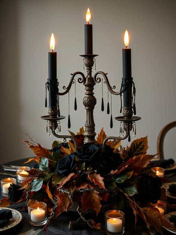 cozy vintage candelabra decor