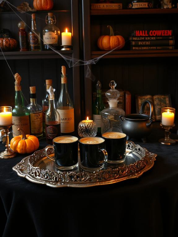 halloween coffee bar decor