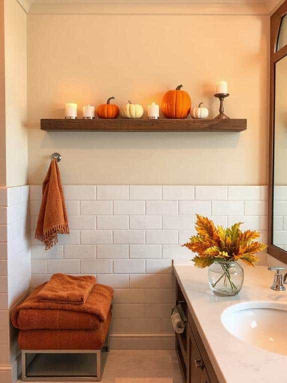 mini pumpkins for fall decor