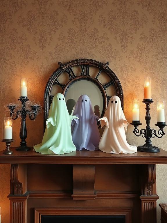 pastel retro ghost decor