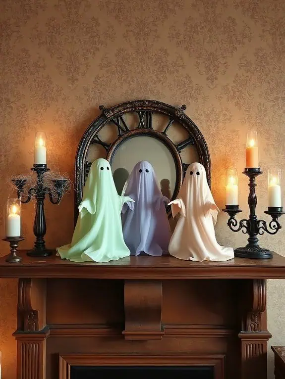pastel retro ghost decor