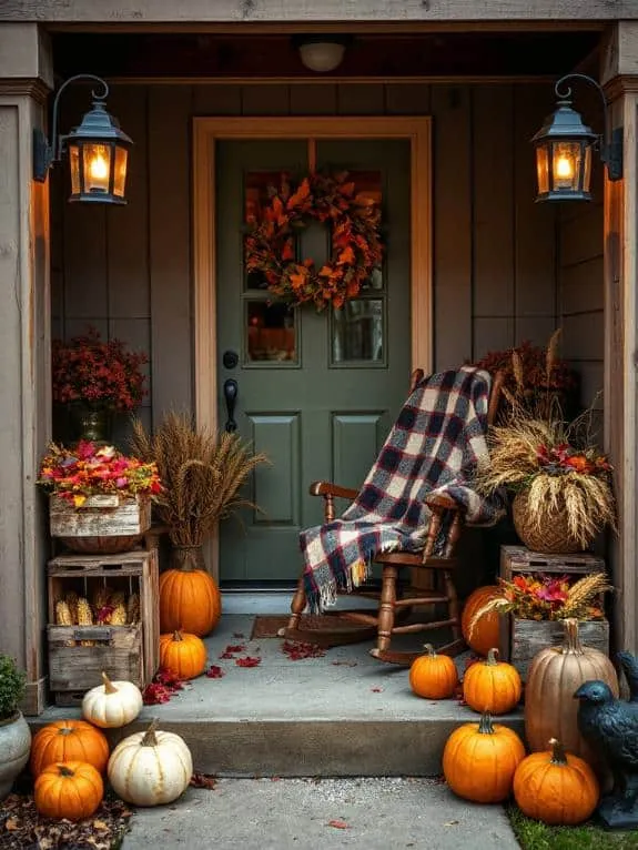 rustic halloween farmhouse decor