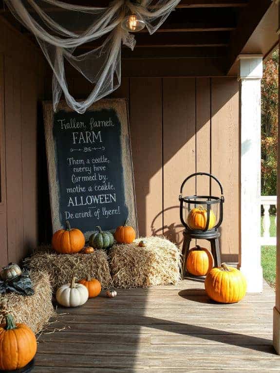 spooky chalkboard sign project