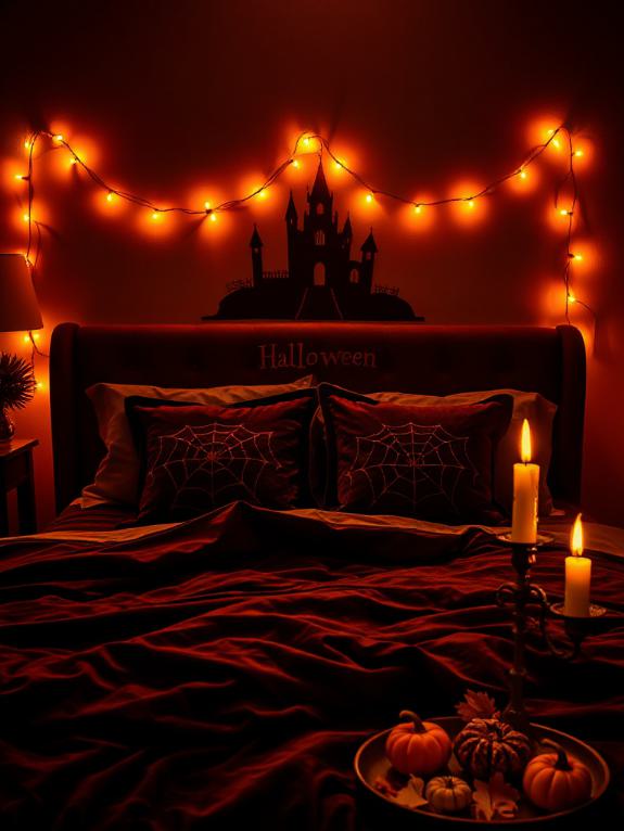 spooky chic bedroom decor ideas