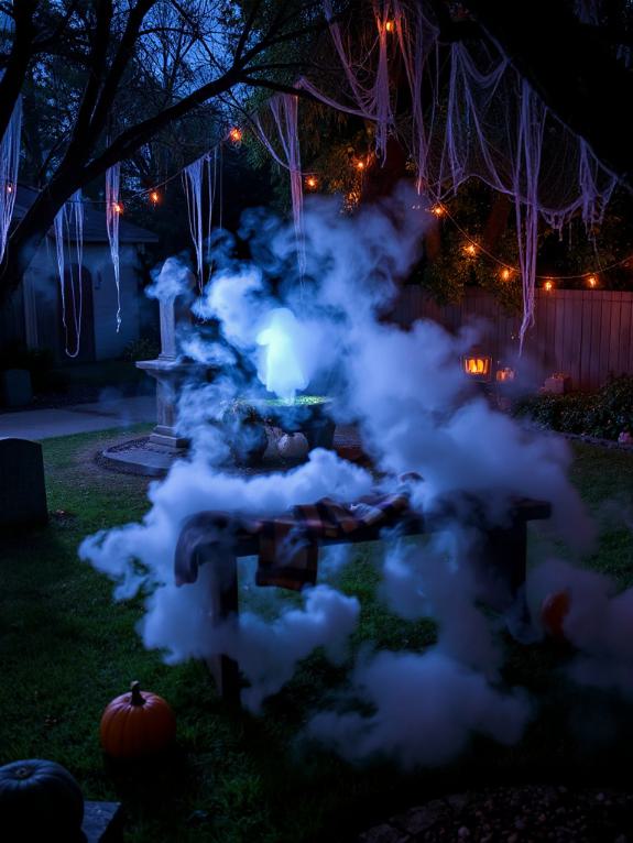 spooky fog enhances halloween