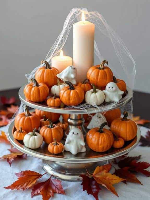 tiered tray halloween decor