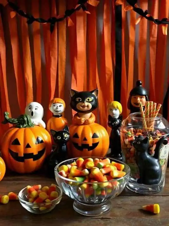 vintage halloween candy containers
