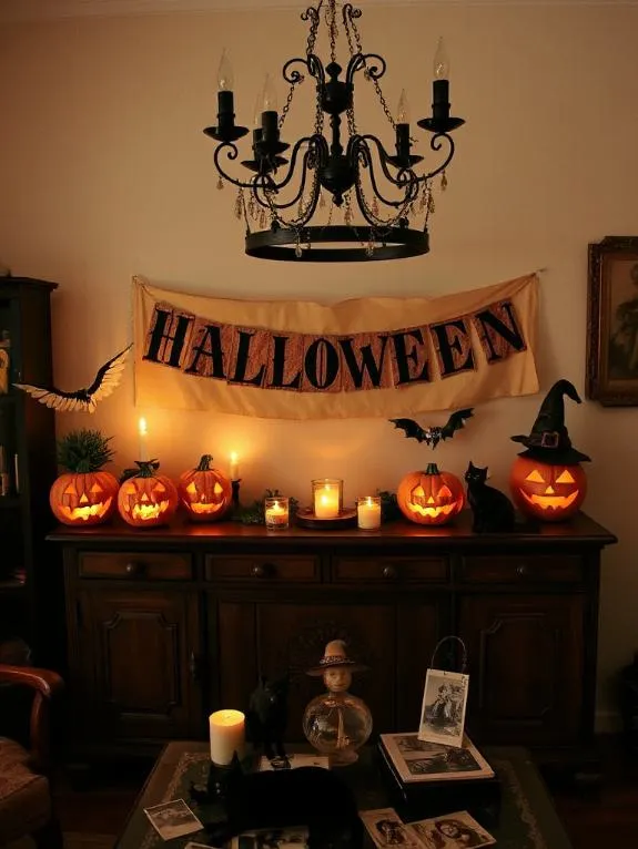 vintage halloween decor ideas