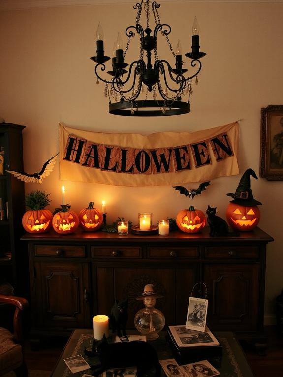 vintage halloween decor ideas