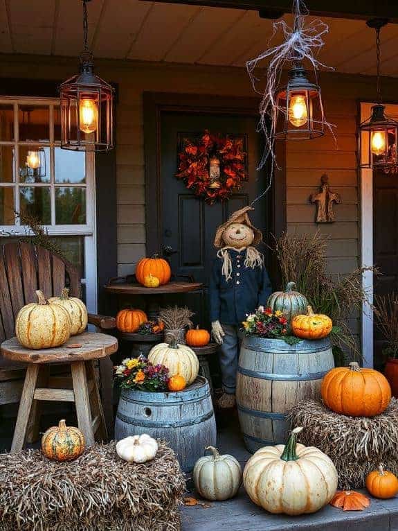 vintage lanterns with warmth