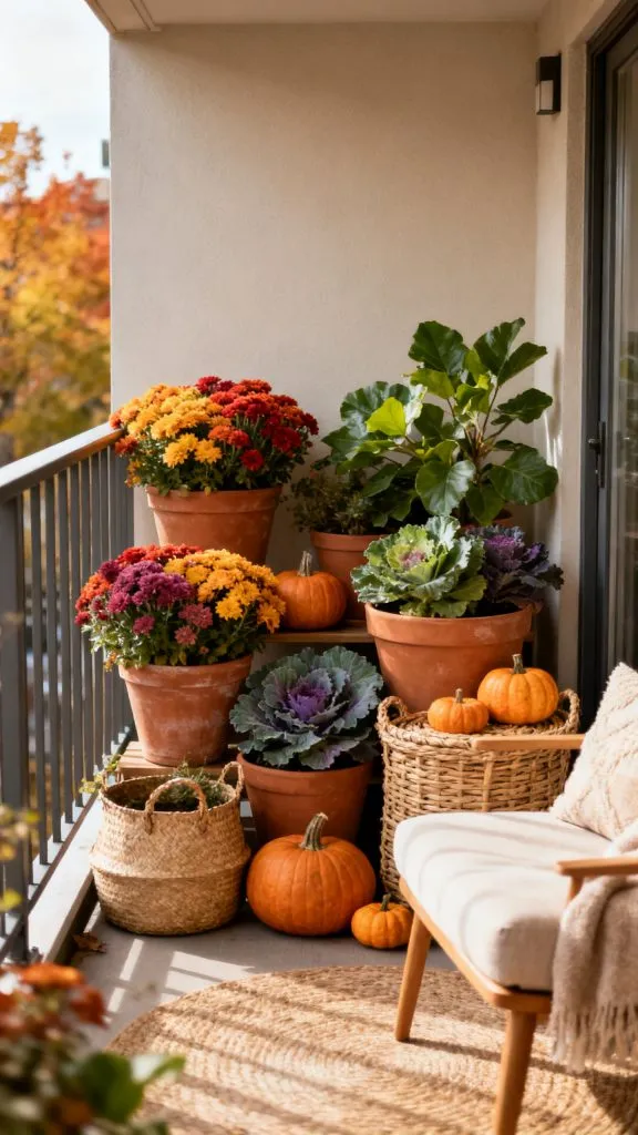 11 Fall Balcony Decor Apartment 2