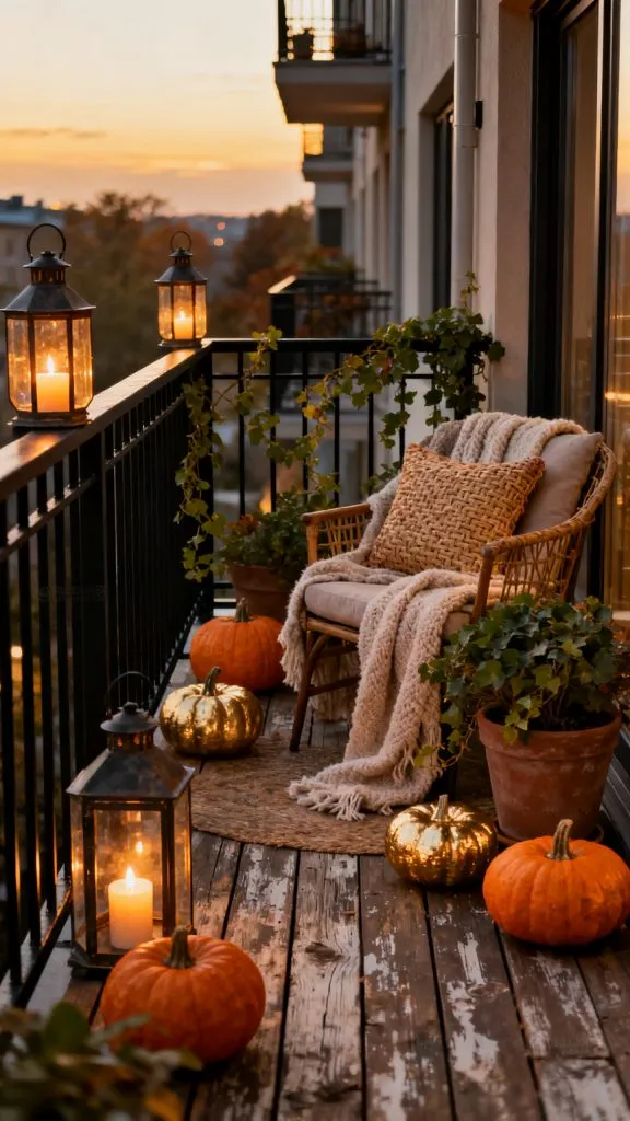 11 Fall Balcony Decor Apartment 9