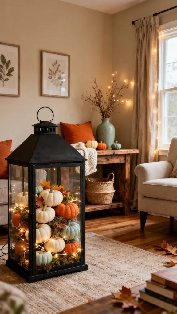 Fall Lantern Decor Ideas 1