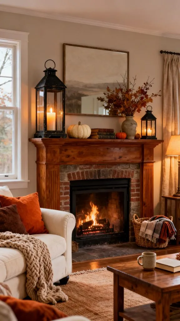 Fall Lantern Decor Ideas 6