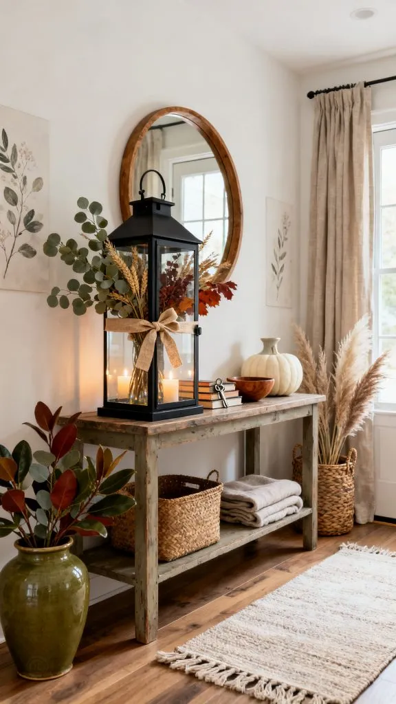 Fall Lantern Decor Ideas 8