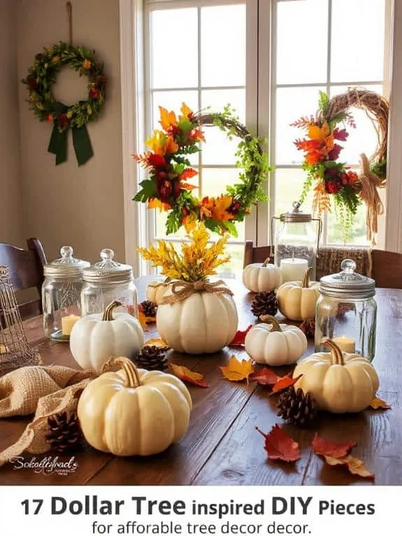 affordable autumn decorations ideas