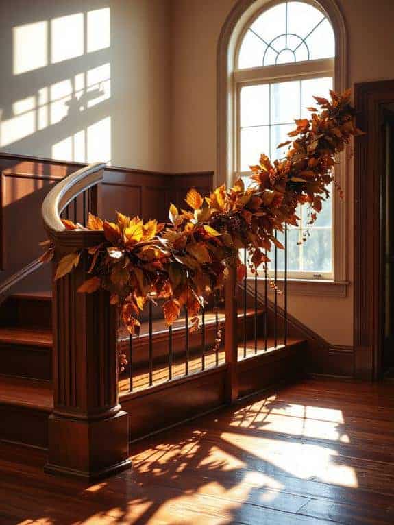 autumn leaf garland decor