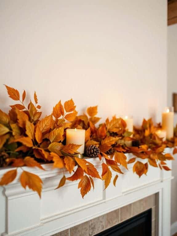 autumn leaves garland decor