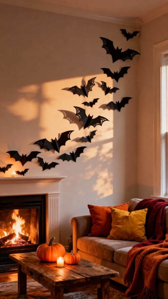 bat cutouts for halloween