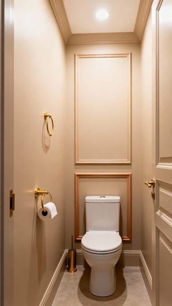 calm beige bathroom elegance