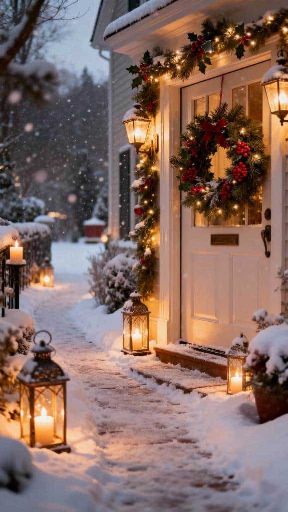 candlelit lanterns create warmth